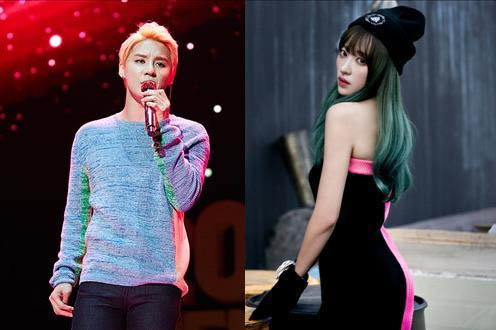 [사진]소속사 씨제스엔터테인먼트JYJ 김준수,  예당엔터테인먼트 EXID 하니