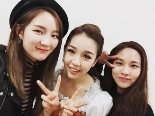 [사진]지아 인스타그램, 지아 백아연 페이(왼쪽부터)