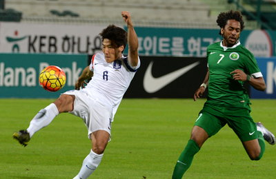 올림픽축구,  '무딘 공격' 한국, 사우디와 0-0 무승부