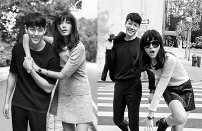 김우빈-쥐샤오원 화보 공개 "커플의 시선강탈 케미"