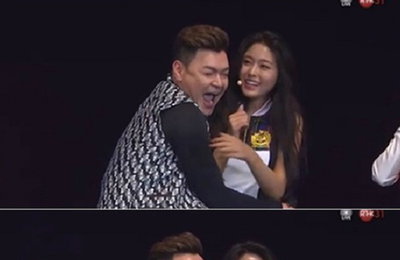 홍콩MC 이지강, 설현에 무례한 스킨십 논란 불거져…