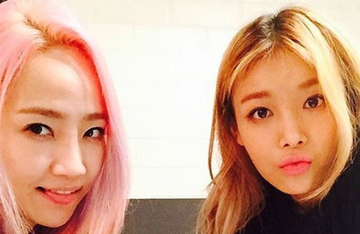 예은·유빈, 쎈언니의 반전…"핑크+금발=러블리"