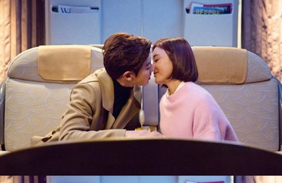 엑소 찬열, 한중 합작 영화 속 핑크빛 키스신 '눈길'