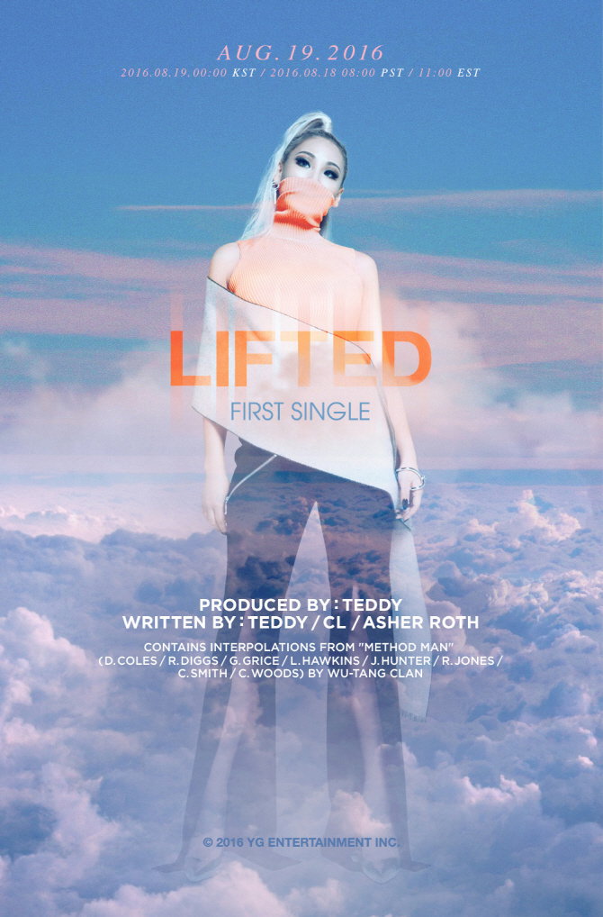 [사진]씨엘 싱글 `LIFTED` 앨범 자켓