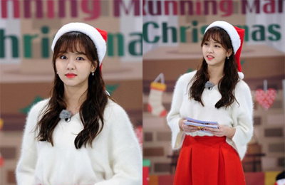'런닝맨' 김소현, 러블리 산타 변신…"메리 크리스마스"