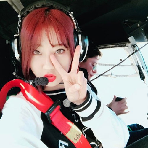 [사진]나인뮤지스 경리 인스타그램 캡처 