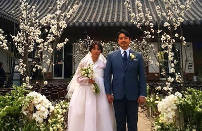 윤우현♥최진이, 결혼식 사진 공개…"평생 행복하게 살게요"