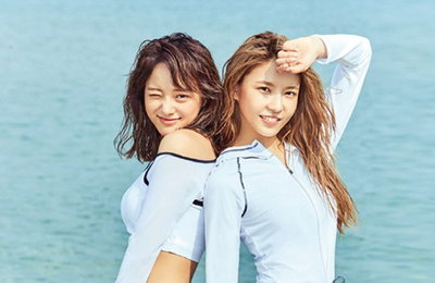 구구단 세정X나영, 해변의 소녀들…"상큼美 뿜뿜"