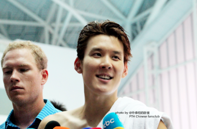박태환, 세계선수권 자유형 200ｍ 예선 14위로 준결승 진출