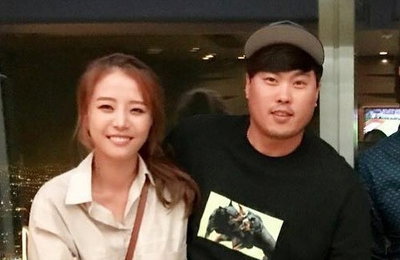 류현진♥배지현, 달달 LA데이트…"우리 천생연분"