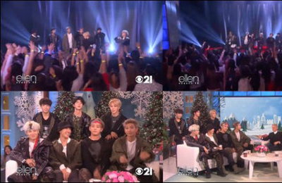 방탄소년단, 엘렌 드제너러스쇼 출연…"노래 공감 감사"