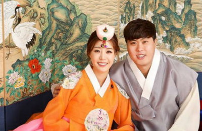 류현진♥배지현 `고운 웨딩한복자태`