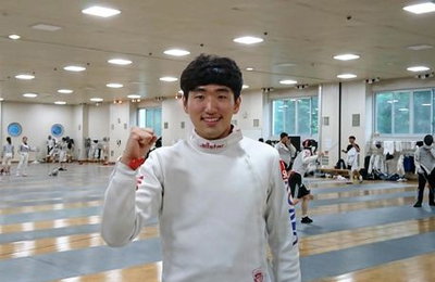 펜싱 박상영, 실업팀 입단해 첫 국내대회서 개인전 우승