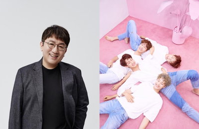 방시혁, 밴드 아이즈 컴백 지원…"타이틀곡 프로듀싱"