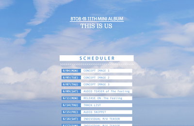 비투비, 6월 18일 완전체 컴백 확정, 11일 선공개곡 발표
