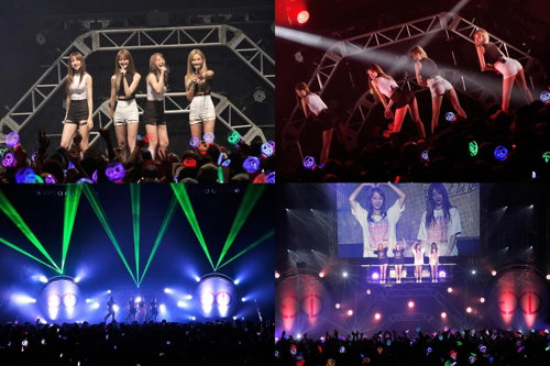 [사진]바나나컬쳐엔터테인먼트 제공, 지난 27일 일본 도쿄에서 열린 EXID 쇼케이스
