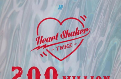 트와이스 '하트셰이커' 유튜브 2억뷰 돌파
