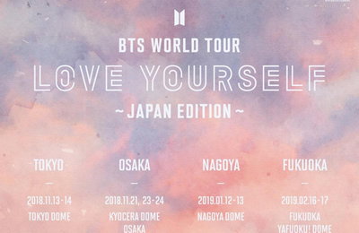 방탄소년단, 11월 일본 첫 돔투어…"38만석 규모"