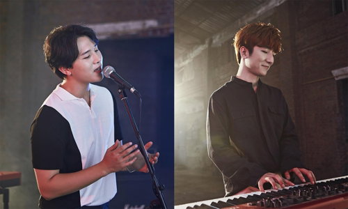 [사진]SM 제공, 남성 듀오 멜로망스(왼쪽부터 김민석, 정동환)