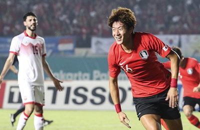 '황의조 해트트릭' 한국, 바레인에 6-0 대승