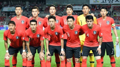 [사진]연합뉴스, 코스타리카와 평가전 때 한국의 선발 라인업