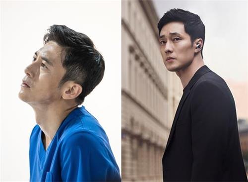 [사진]SBS, MBC 제공, '흉부외과'의 고수(왼쪽)와 '내 뒤에 테리우스'의 소지섭