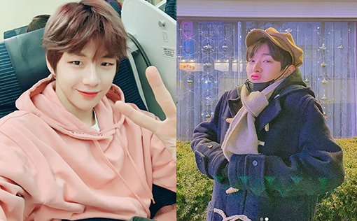 [사진]워너원  강다니엘과, 윤지성(오른쪽) SNS