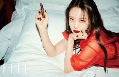 워너비 한예슬, 매혹적인 레드립 '눈길'