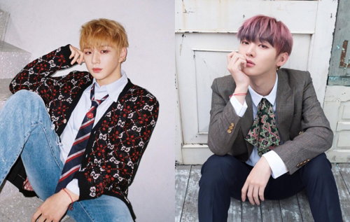 [사진]MMO엔터테인먼트 제공, 워너원 출신 강다니엘과 윤지성(오른쪽)
