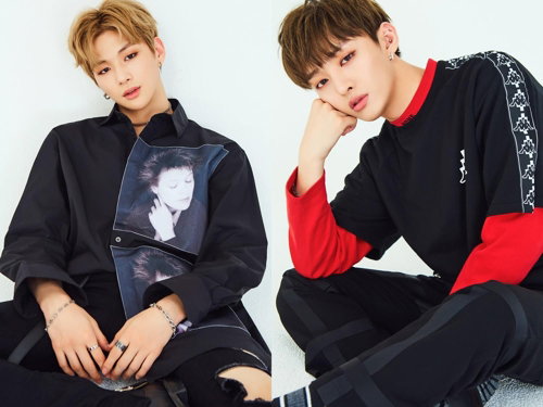 [사진]LM엔터테인먼트 제공, 강다니엘(왼쪽)과 윤지성(오른쪽)
