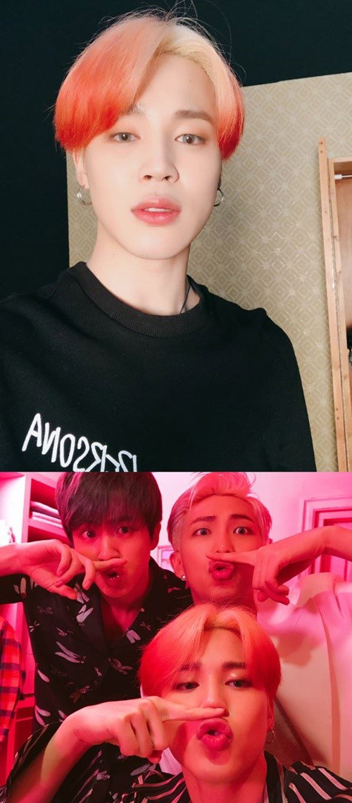 [사진]방탄소년단 공식 SNS, 지민 진 RM(랩몬스터)