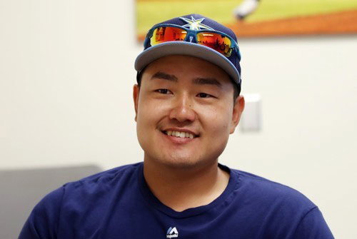 [사진]연합뉴스, 탬파베이 레이스 1루수 최지만
