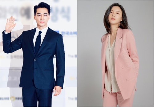 [사진]킹콩바이스타쉽, 유영준 스튜디오 제공, 송승헌(왼쪽)과 이선빈

