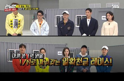 SBS '런닝맨', 웹툰 '머니게임' 표절 논란