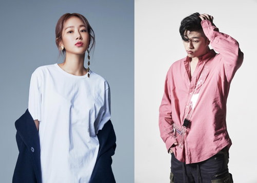 [사진]스타쉽엔터테인먼트, 로맨틱팩토리 제공, 소유와 오반(오른쪽)
