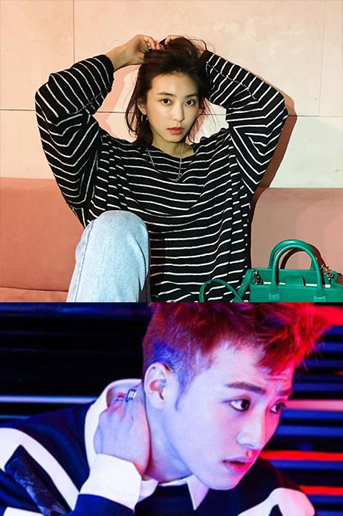 [사진]보라 SNS, 브레이브 홈페이지, 보라와 필독(아래)