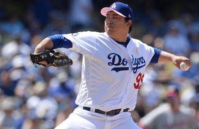 류현진, MLB Players of the Week 선정돼