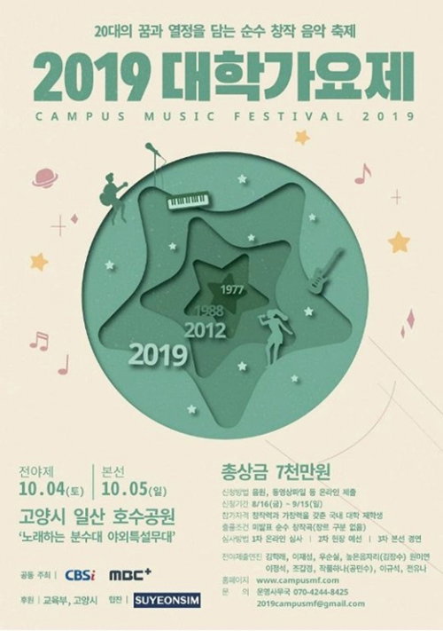 [사진]MBC 플러스 제공,2019 대학가요제