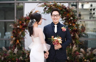 김풍 결혼 사진 공개, 미모의 신부와 백년가약 “잘 살겠다”
