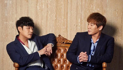 [사진]메이저나인 제공, 보컬그룹 바이브(왼쪽부터 류재현, 윤민수)