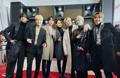 첫 그래미 무대 BTS "떨리지만 신나…내년엔 후보 목표"