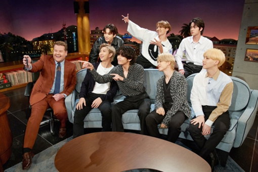 [사진]Terence Patrick 제공, 미국 CBS '코든쇼' 출연한 방탄소년단