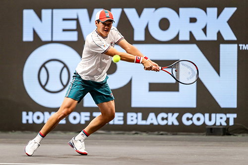 [사진]Alex Smith/New York Open 제공, 권순우의 뉴욕오픈 단식 2회전 경기 모습
