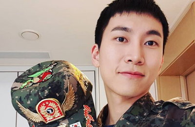 '비투비 첫 군필' 서은광 전역…군악대 복무