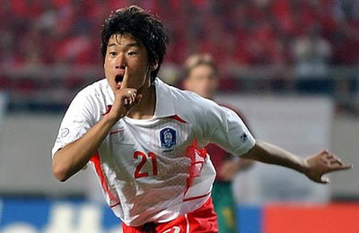 박지성, AFC 전문가·팬 선정 '아시아 월드컵 영웅' 1위 선정