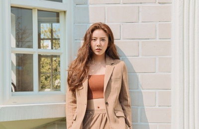 손담비, 내추럴 매력 자랑…스프링룩 완벽 소화