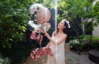 '임신' 최지우, 46세 만삭의 D라인 근황 "예비 맘들 '노산 아이콘' 보며 힘내길" 셀프 만삭 화보+손편지 공개