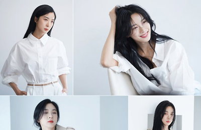 이청아, 봄스타일의 정석... '심플+세련미'