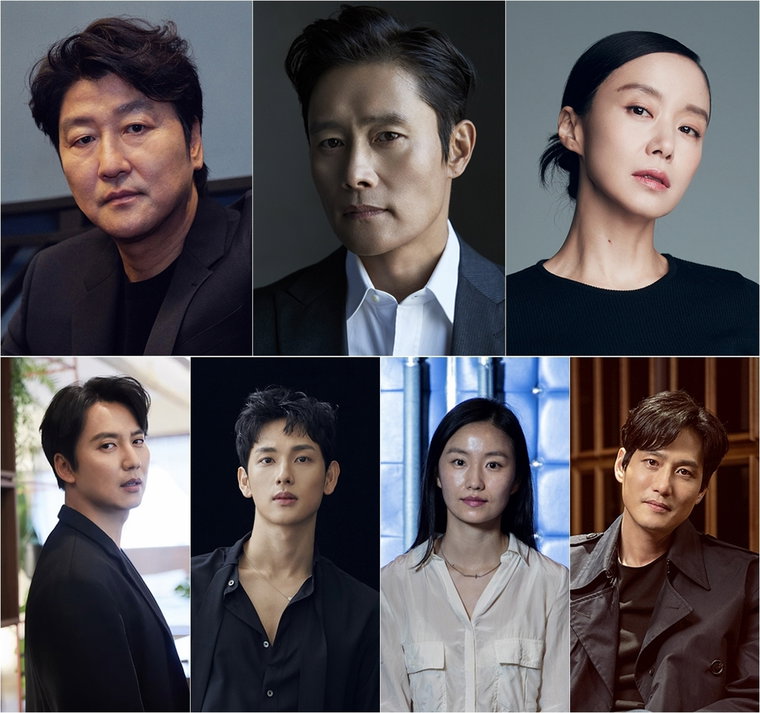 [사진]쇼박스 제공, 송강호, 이병헌, 전도현, 김남길, 임시완, 김소진, 박해준(맨 왼쪽부터)