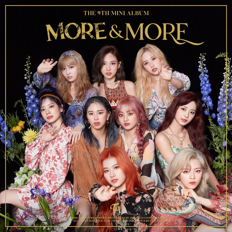 [사진]JYP엔터테인먼트 제공, 트와이스 '모어 앤드 모어' 온라인 커버